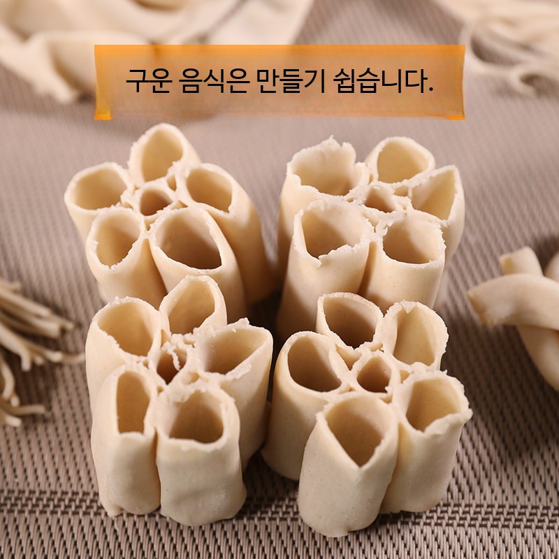 수동 제면기 가정용 소형 면제조기 수제 국수 파스타 만두피 반죽기 면발 제조기 - 상세 이미지 4
