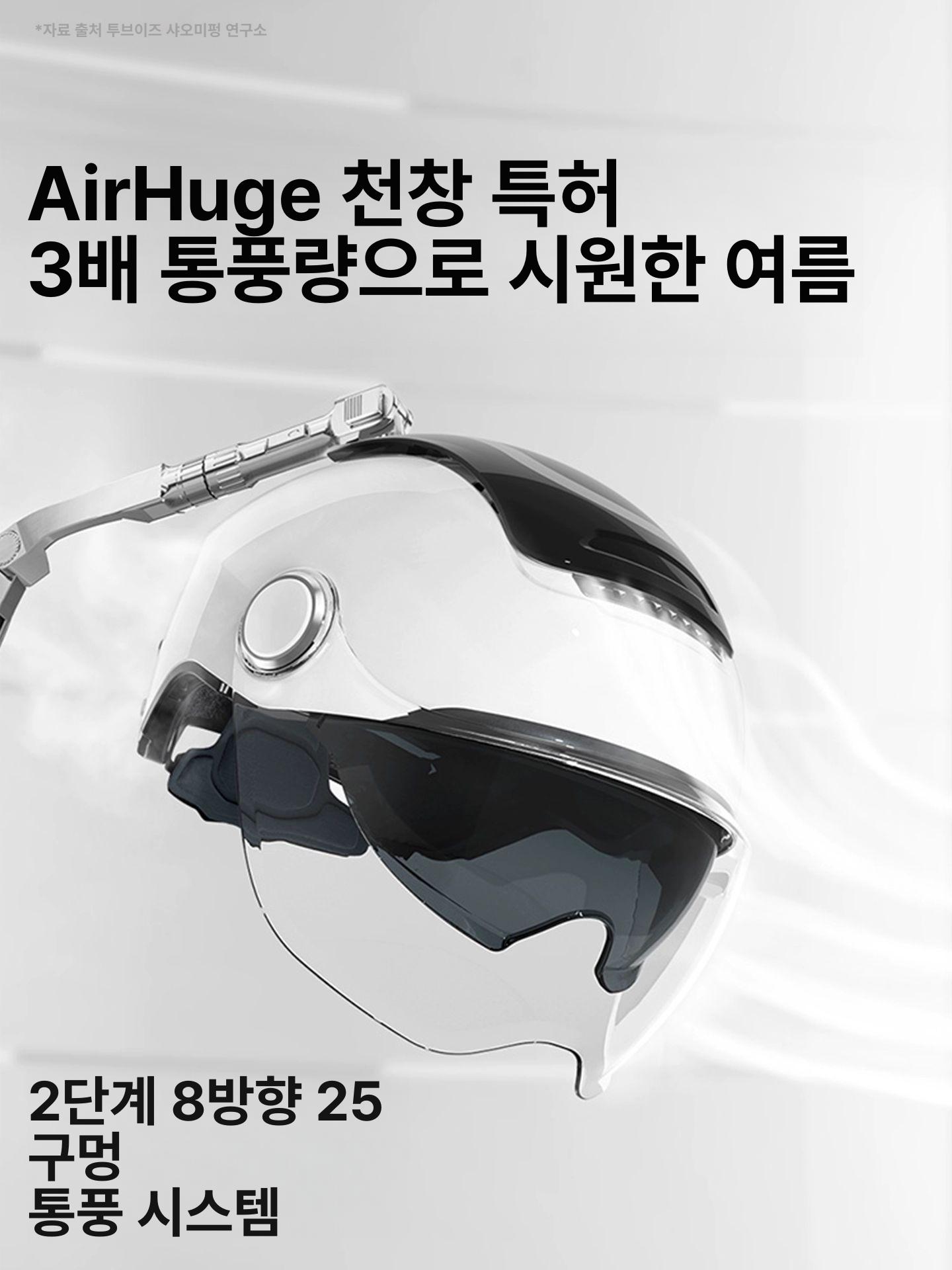사계절 헬멧 통풍 오토바이 라이딩 바이크 경량 여름용 통기성 시원한 프리사이즈 하프페이스 이미지 6