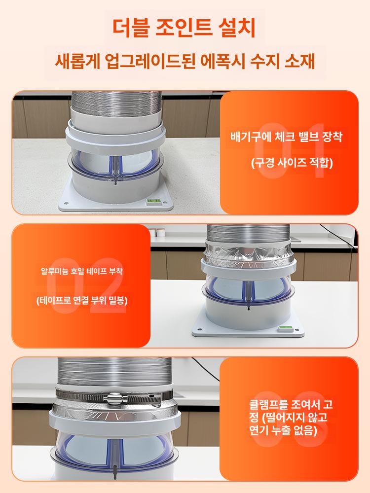 알루미늄 연통 주름관 방수 호스 후렉시블 밀폐성 스텐 후렉시블자바라 보일러 플렉시블 - 상세 이미지 3