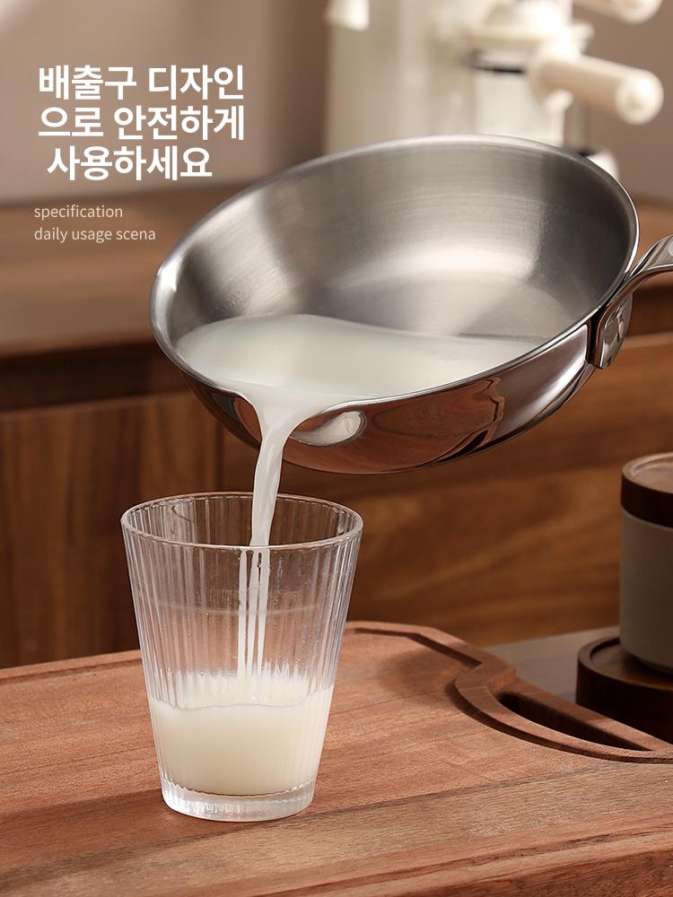 계란 후라이팬 스테인리스 316L 미니 전용 오믈렛 미니팬 컴팩트 논스틱 쿠킹 - 상세 이미지 5
