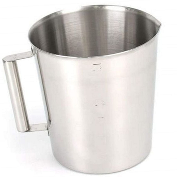 2000ml 스텐 계량 컵 대용량 대형 계량 컵 스테인레스 업소용 - 상품 이미지