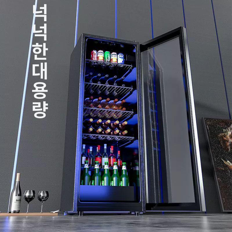 와인 냉장고 미니 투명 대용량 와인저장고 쇼케이스 셀러 음료 가정용 술장고 와인셀러 보관 - 상세 이미지 4