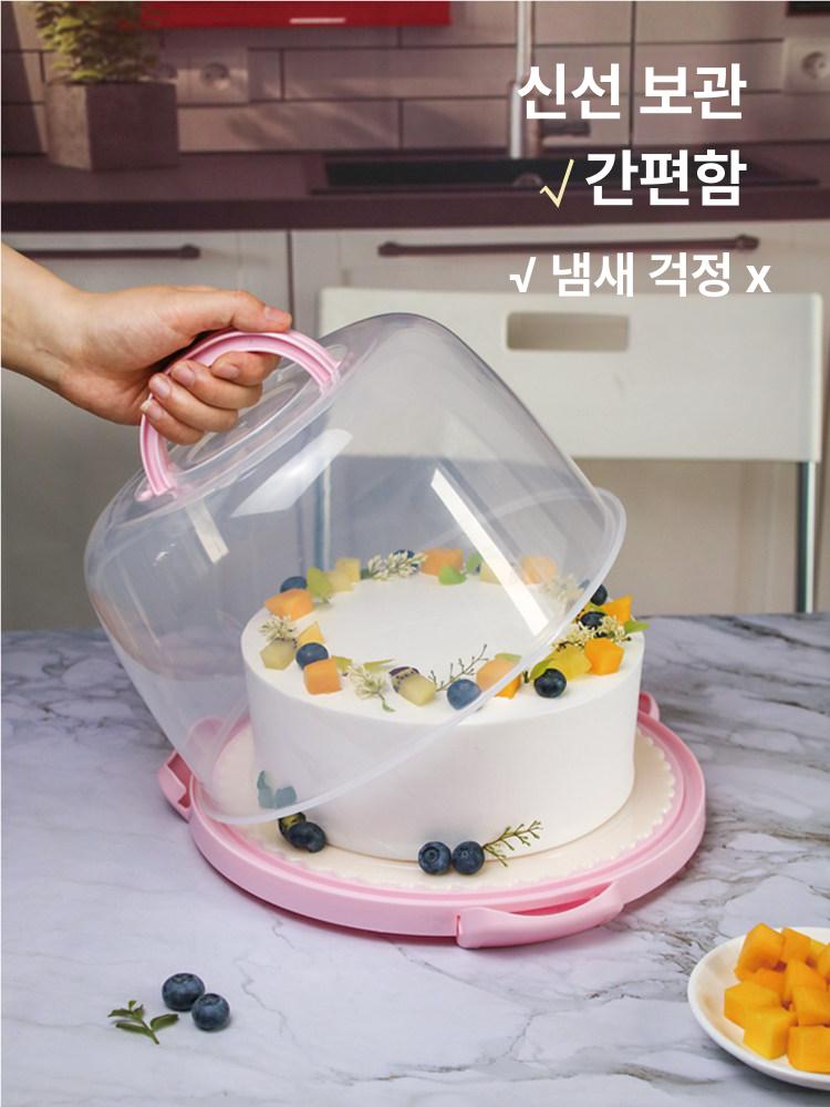 케이크 캐리어 일회용 휴대용 상자 디저트 디스플레이 홀더 보관 투명 머핀 돔 선물 컵케익 - 상세 이미지 4