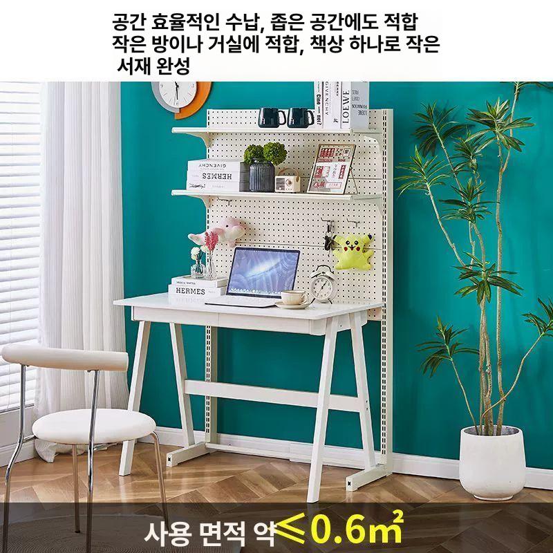 타공판 스탠딩 흰색 보드 진열대 홀보드 칸막이 벽걸이 철제 공구걸이 정리용 - 상세 이미지 3