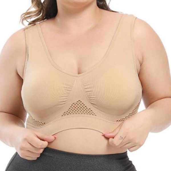 스포츠브라 빅사이즈 브라 노와이어 빅사이즈 브라 탑 심리스 여성 - 상품 이미지