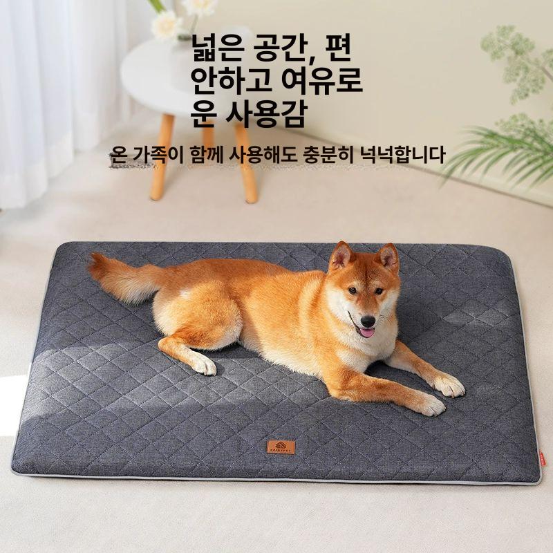 사계절용 매트 대형견 수면 강아지침대 방수 세탁가능 반려동물 펫쿠션 - 상세 이미지 2