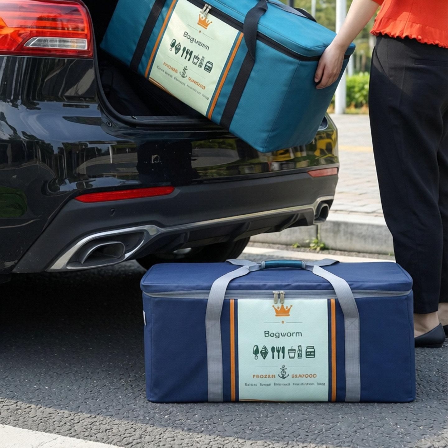 보온보냉백 배달 라이더 대용량 업무용 단열 보온보냉 음식 캠핑 보냉 배달용 보온 배낭 - 상품 이미지