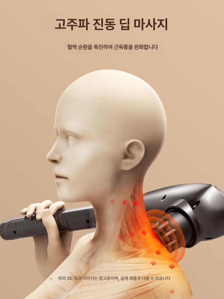 충전식 안마기 전신 찜질 마사지기 지압 마사지 안마 스마트 어깨 목 전기 허리 무선 소형 - 상세 이미지 3