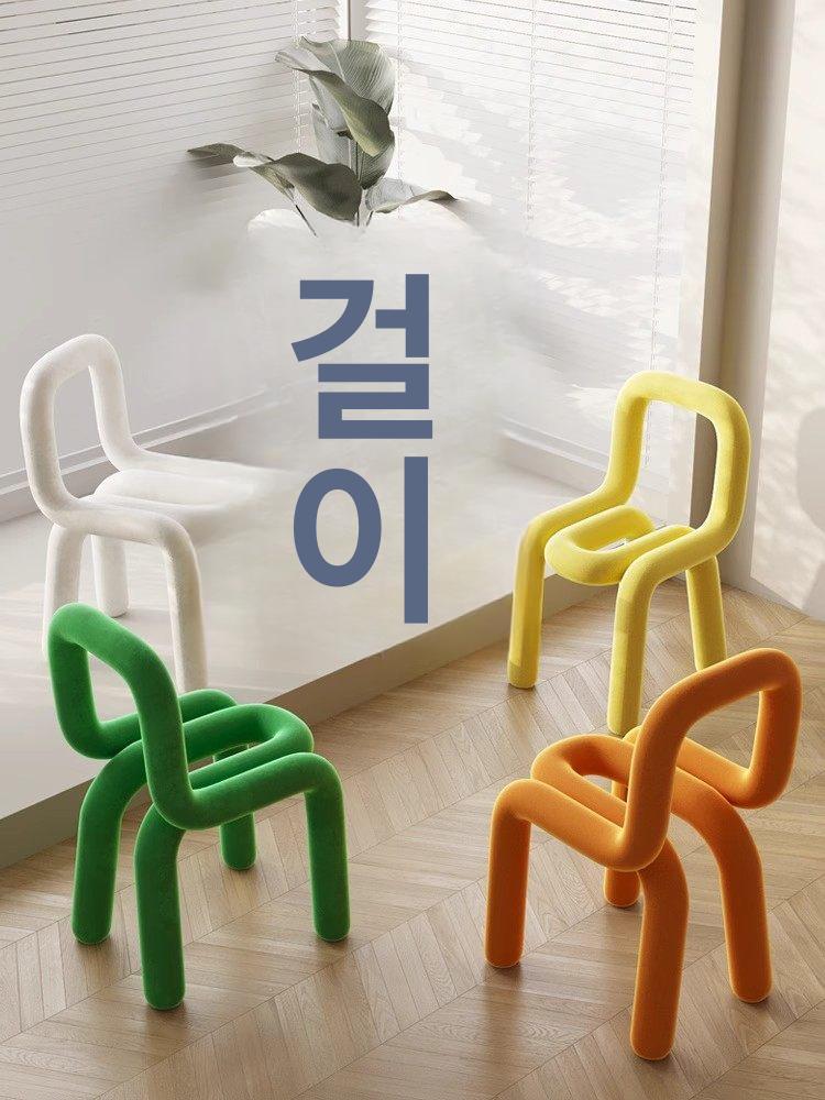 현관 벤치 패브릭 등받이 라운지 현관벤치 스툴 초천피 의자 대기실 긴의자 실내 쇼파 침실 - 상세 이미지 3