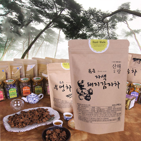 프리미엄 수제 돼지감자차 100g 국내산 몸에좋은차 - 상품 이미지