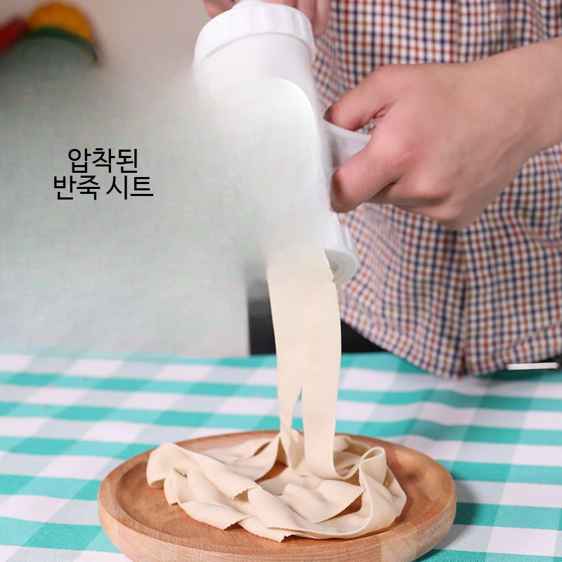수동 제면기 가정용 소형 면제조기 수제 국수 파스타 만두피 반죽기 면발 제조기 - 상세 이미지 5