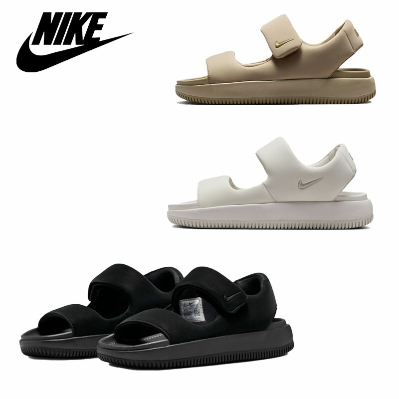 나이키 캄 샌들 여성 비치 캐주얼 데일리 블랙 아이보리 FJ6044001 - 상품 이미지