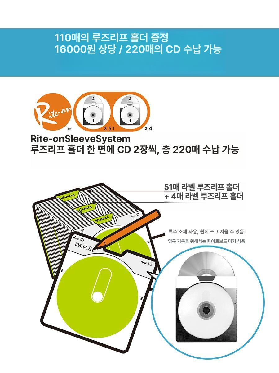 아크릴 CD케이스 씨디 투명 보관함 전시대 수납 랙 정리함 클리어 디스플레이 - 상세 이미지 4