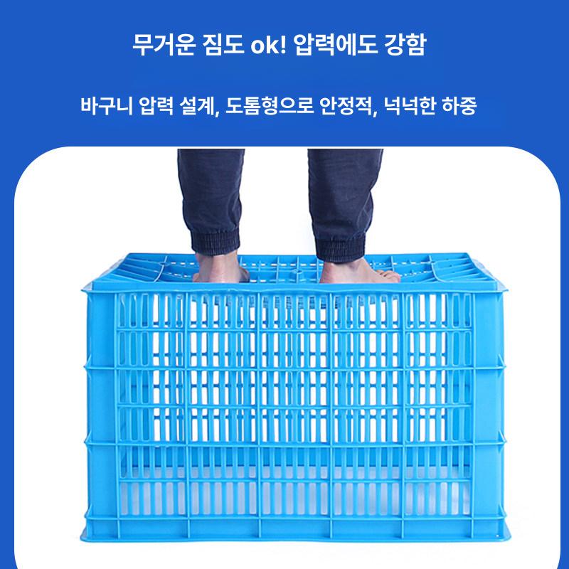플라스틱과일상자 사과 이송박스 운반 물류 정리 플라스틱 사과박스 적재 상자 - 상세 이미지 2
