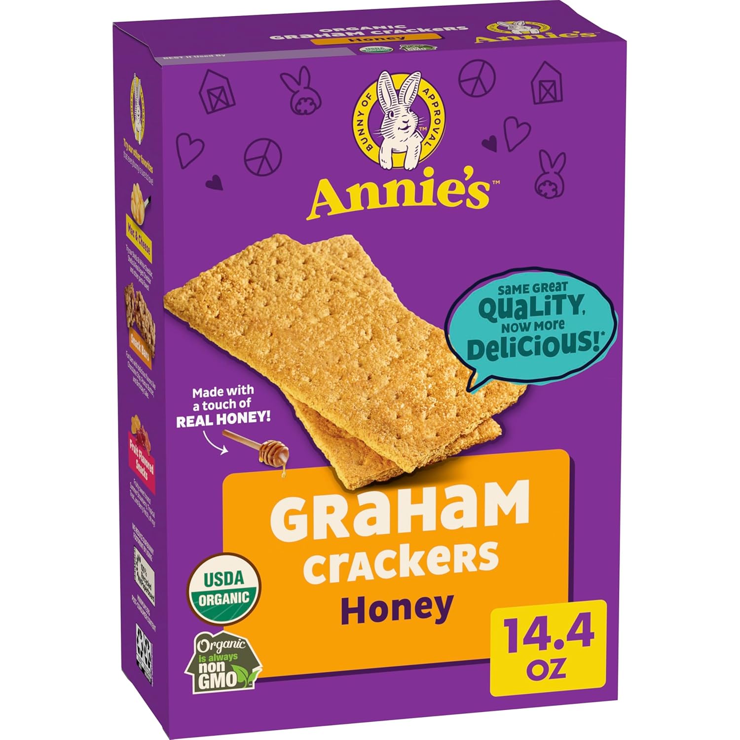 애니스 허니 그레이엄 크래커 통곡물 0.4kg - 상품 이미지