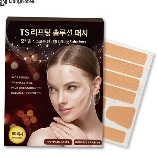 안티에이징 피부 탄력 패치 리프팅 브이라인 패치 얼굴 주름 케어 - 상품 이미지