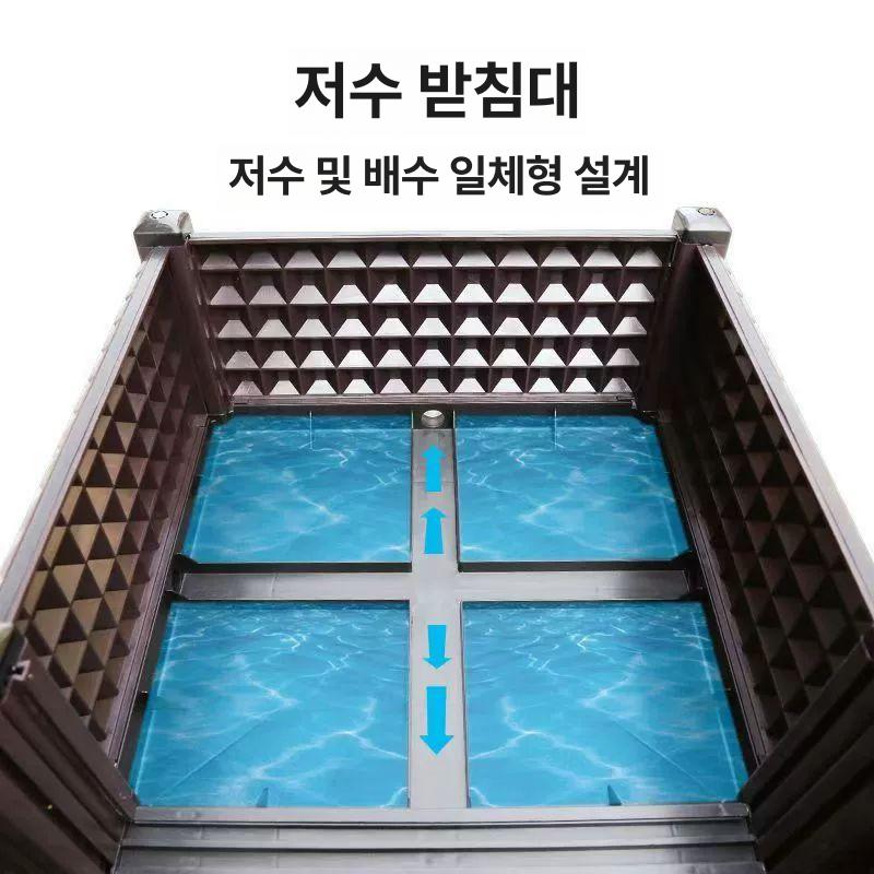 베란다 화분 식물 대형 옥상 플랜트 화단 베란다화분 야외 인테리어 사각 텃밭용 플랜트박스 - 상세 이미지 2