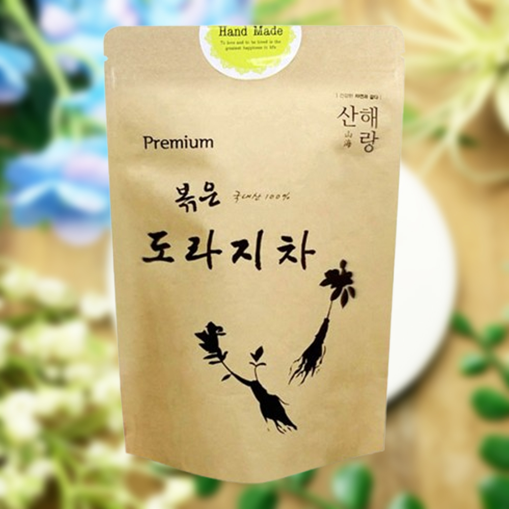 프리미엄 수제 볶은 도라지차 몸에좋은차 국내산 - 상품 이미지