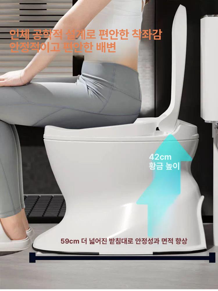 간이 변기 화장실 이동식 플라스틱 휴대용 욕실 카멜 실내용 - 상세 이미지 4