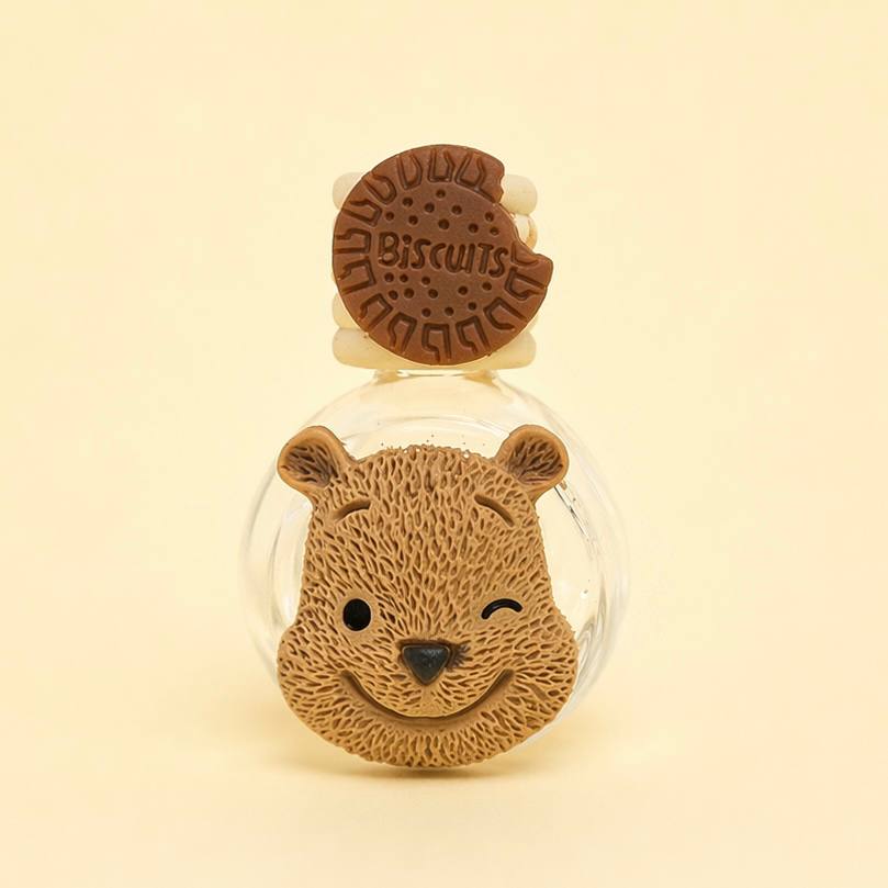 (클립형) 차량방향제 공병 코에 초코가 묻었어요, 10ml, 1개 - 상품 이미지