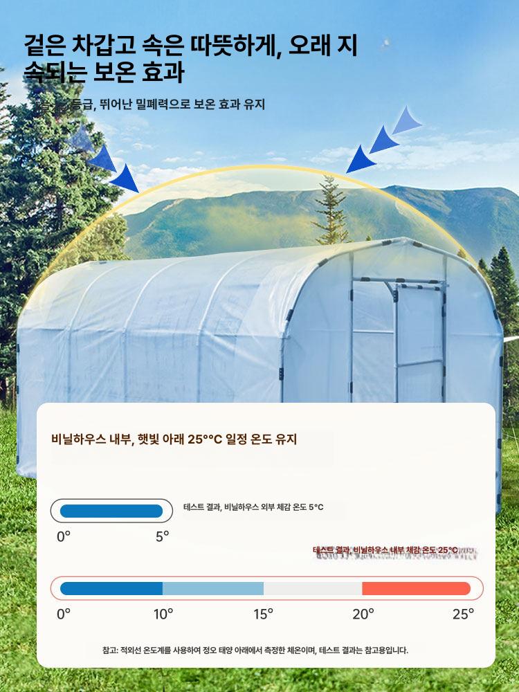 미니 하우스 온실 베란다 옥상 텃밭 보온 텃밭 - 상세 이미지 4