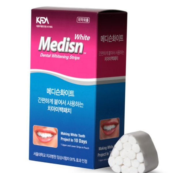 셀프 치아 미백 패치 화이트닝 치아 미백제 붙이는 - 상품 이미지