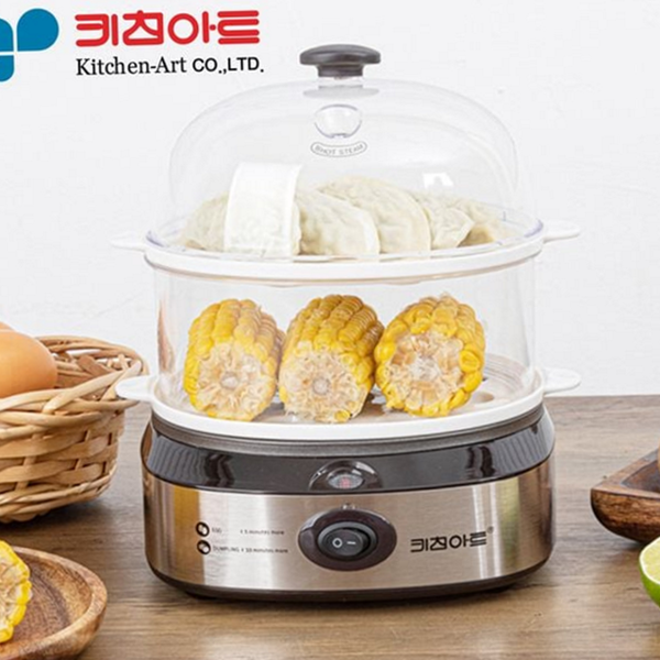 멀티 다단 찜기 간편 만두 찜기 2단 요리 - 상품 이미지