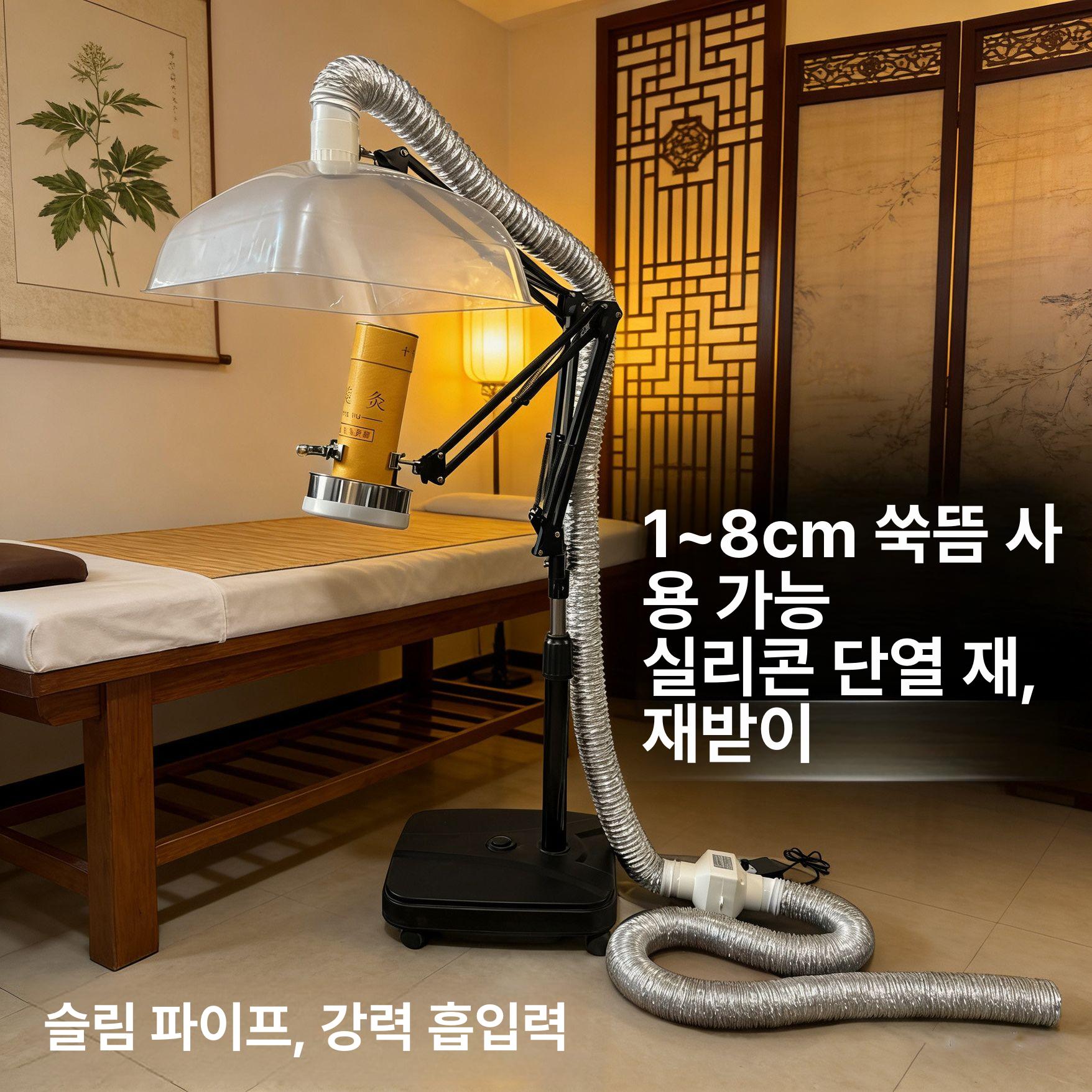 이동식 환풍기 가정용 굽기 고기 후드 덕트 배출 자바라 흡입기 환기 - 상세 이미지 3