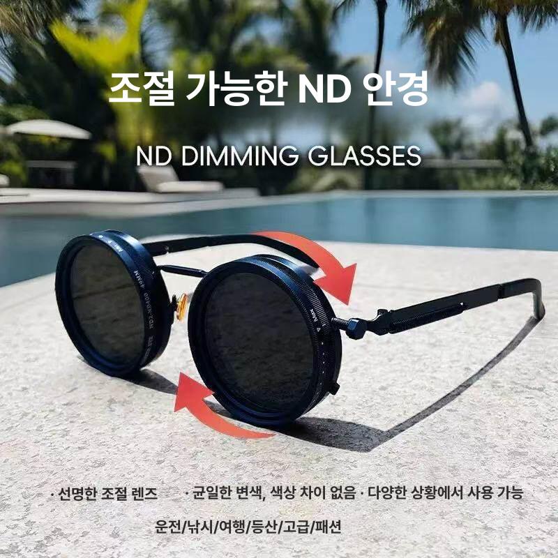 선글라스 미러안경 낚시 9단조절 클립 여행 수작업 거울 편광 조절 블루미러 고방강광 - 상세 이미지 3