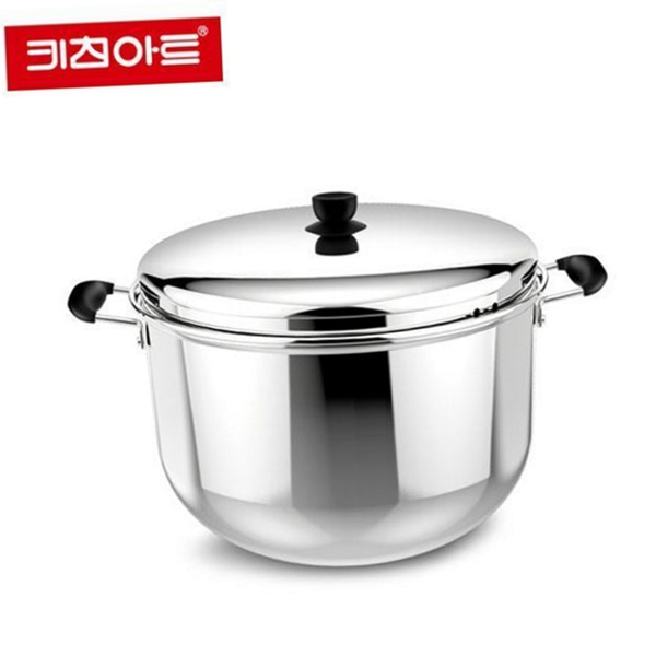 대용량 스텐 곰솥 가정용 스텐 들통 냄비 찜통 - 상품 이미지