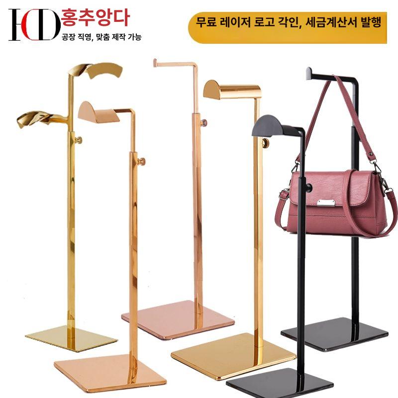 옷걸이 의류매장 진열대 T자 자옷걸이 베이스 의류 행거 티자행거 철제 매장용 경사형 - 상세 이미지 5