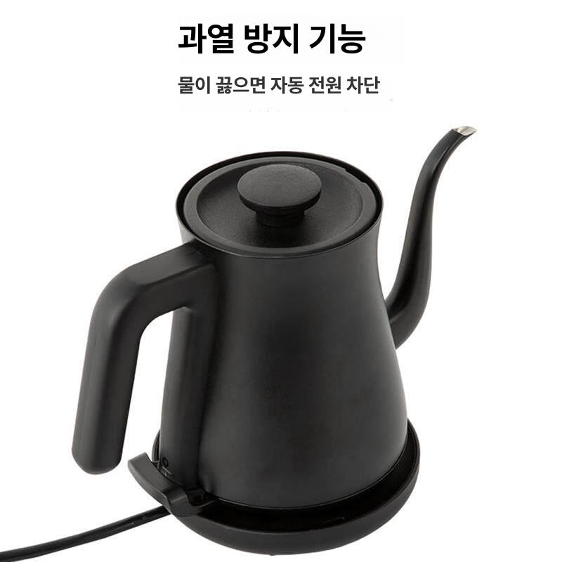 홈카페 전기포트 드립커피 구즈넥 주전자 감성디자인 스테인리스 핸드드립 카페 커피 - 상세 이미지 4