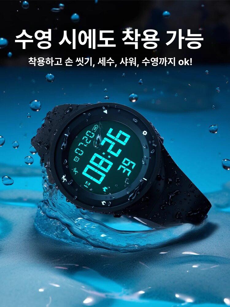 프리다이빙시계 손목시계 스쿠버 전용 시계 프리 다이버 잠수 컴퓨터 다이빙시계 수중 다이브 - 상세 이미지 2