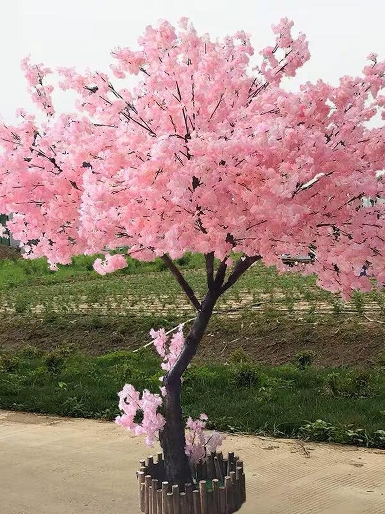 대형 벚꽃나무 조화 인조 액자 카페 벚꽃 소품 매장 포차 장식품 벚나무 인조나무 장식 - 상품 이미지