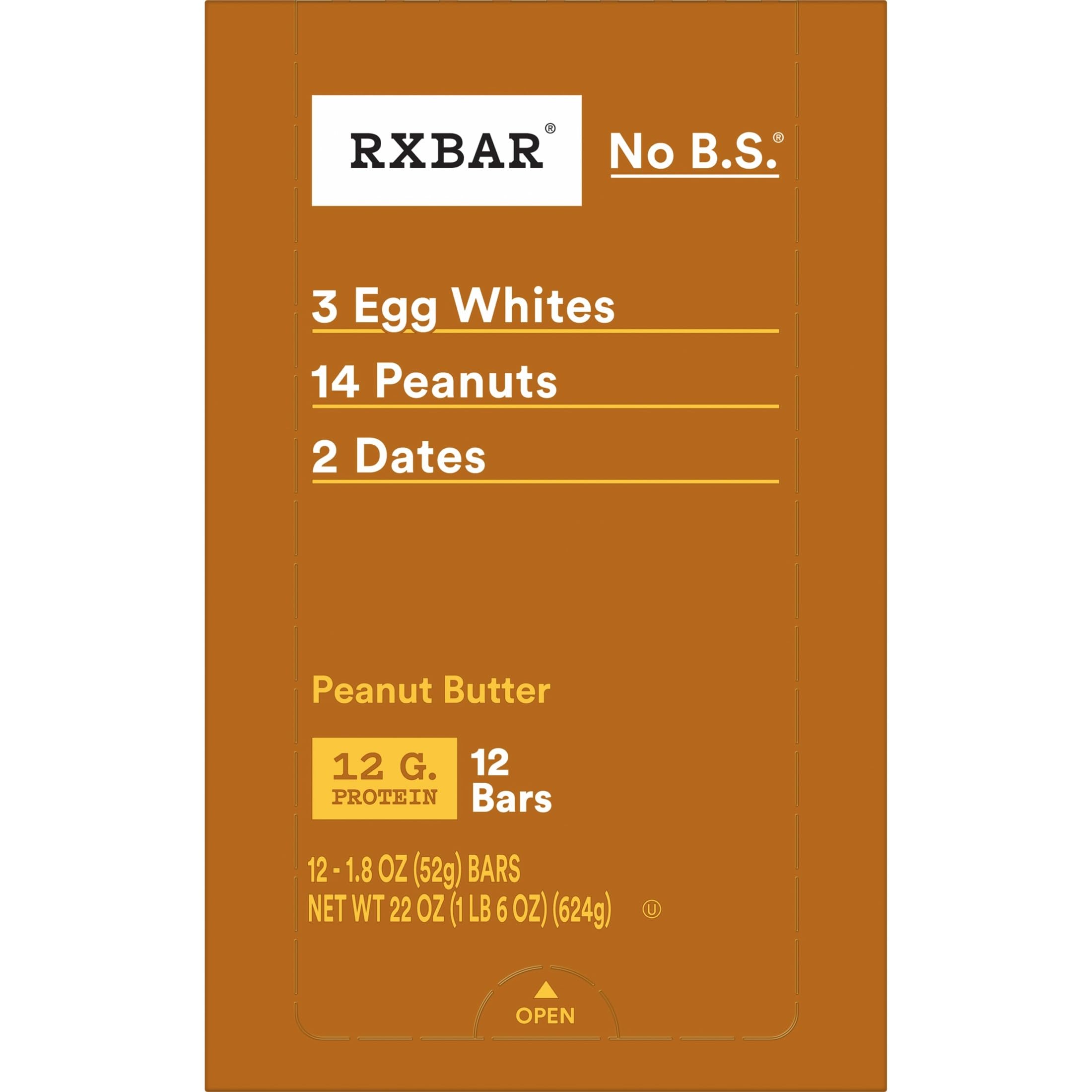 알엑스바 단백질 바 피넛 버터 12그램 12개입 623그램 이미지 8