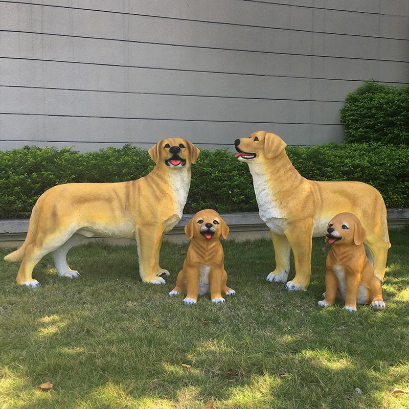 강아지 피규어 비글 대형 소품 장난감 펜션 공원 고양이 인테리어 강아지모형 달마시안 동물 - 상세 이미지 2