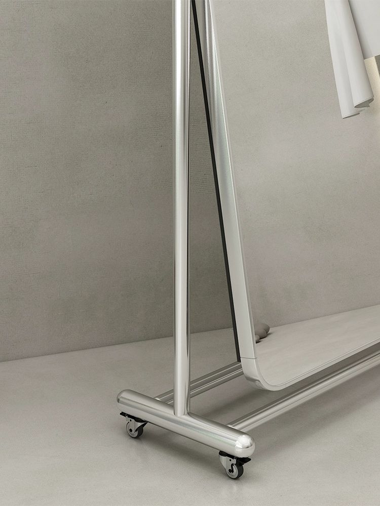 대형 이동식전신거울 바퀴달린 상품 스텐 피팅룸 쇼룸 - 상세 이미지 2