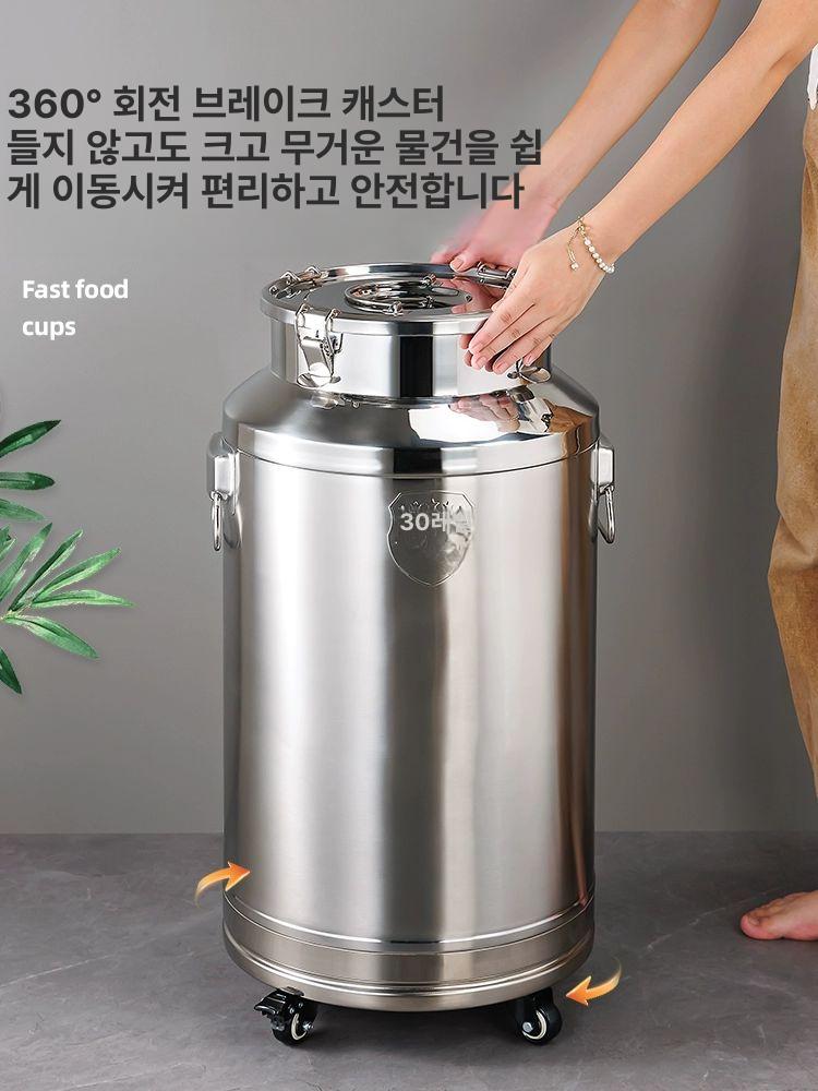 대형 화분 원형 바퀴달린 이동식 바퀴 스테인레스 튼튼한 받침 받침대 - 상세 이미지 4