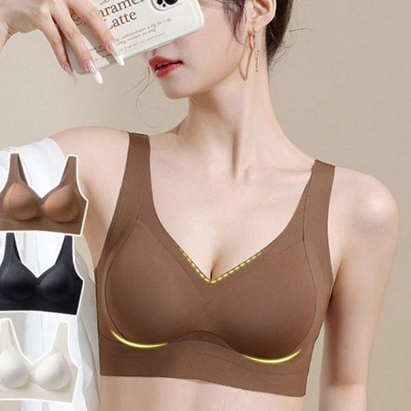 리프팅 여성 노와이어 브라 스포츠브라 여성 심리스 브라 데일리 운동 - 상품 이미지