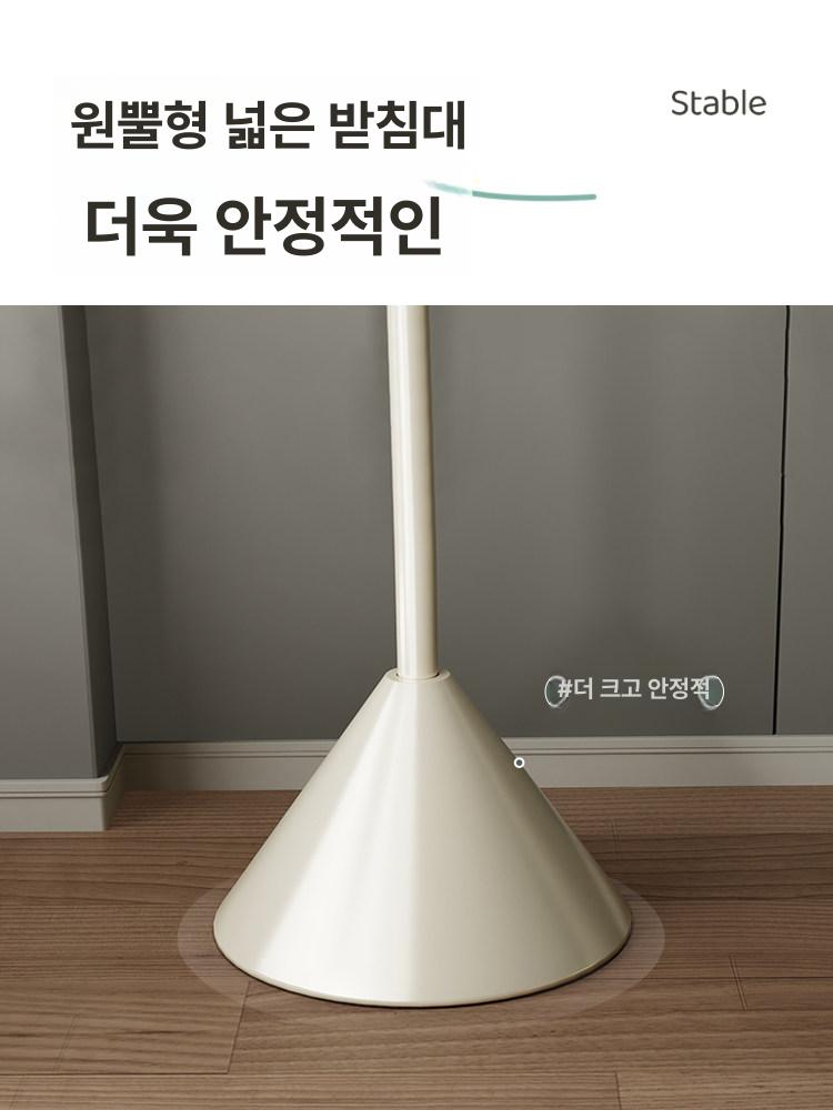 파이프 행거스탠드 철제 고급 옷걸이 인테리어 코트걸이 사무실 메탈 선반 조립식 - 상세 이미지 4