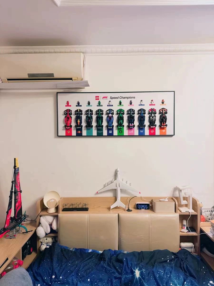 RC카 액자 스피드 챔피언 레이스 서킷 레고장식장 모델 A 45 x 120cm 카포함 - 상세 이미지 4