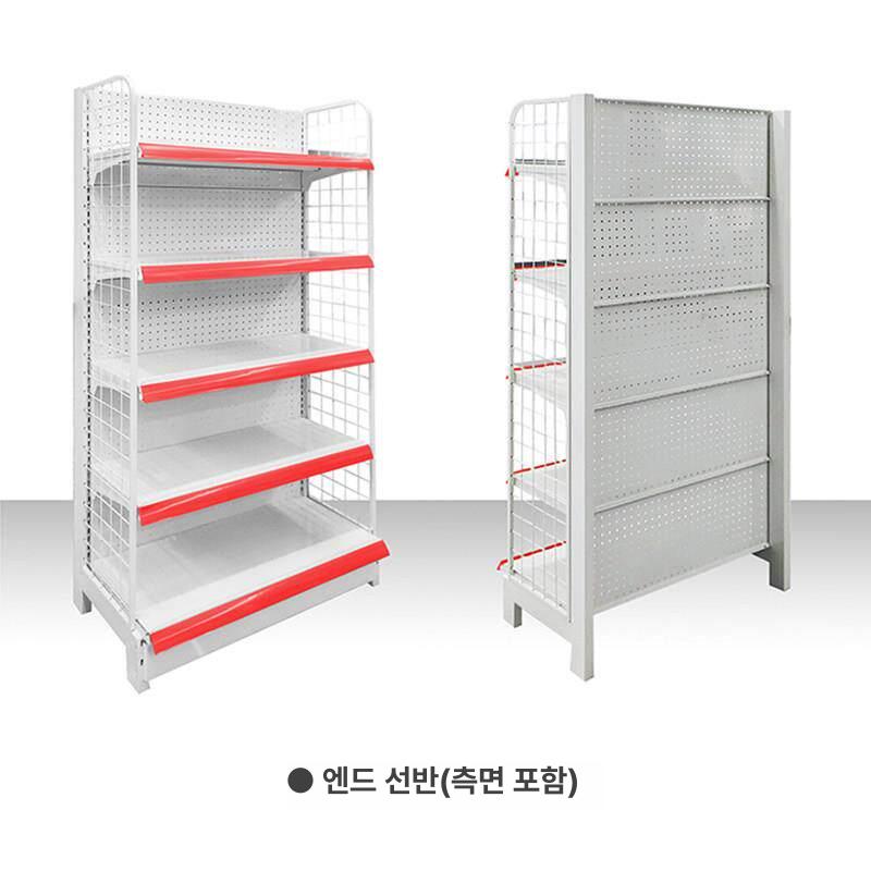 마트 매장 진열대 마트진열대 철제 5단 상가 프레임 매장용 - 상세 이미지 4