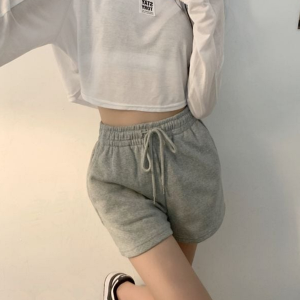 루즈핏 밴딩 반바지 코튼 여성 숏 팬츠 데일리반 여름 - 상품 이미지