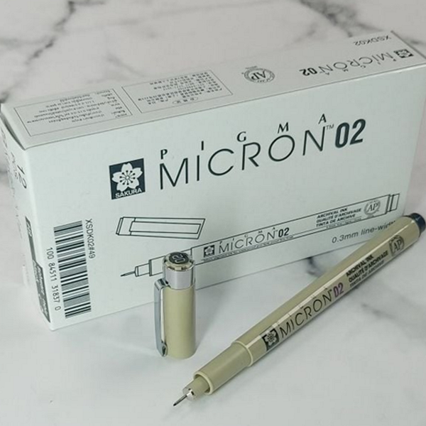 0.3mm 일러스트 펜 피그먼트 드로잉 펜 전문가용 세밀화 - 상품 이미지