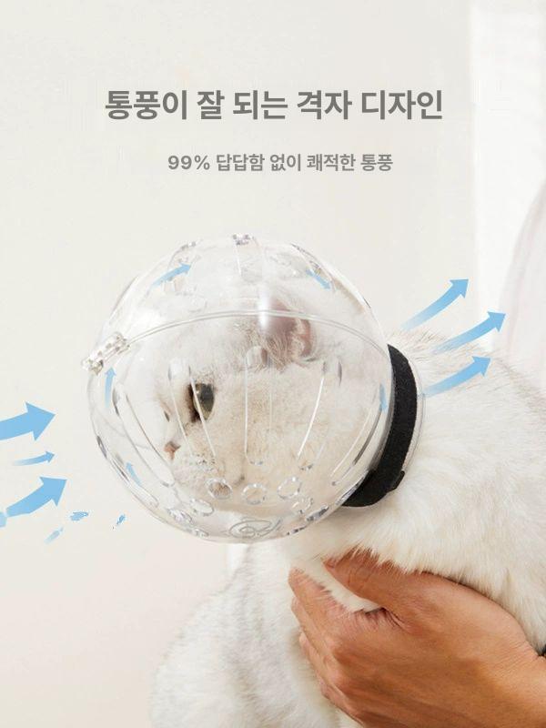 고양이 손톱 커버 발톱 할큄 보호구 모자 깍을때 방지 긁힘 펫 강아지 애완동물 헤드 - 상세 이미지 2