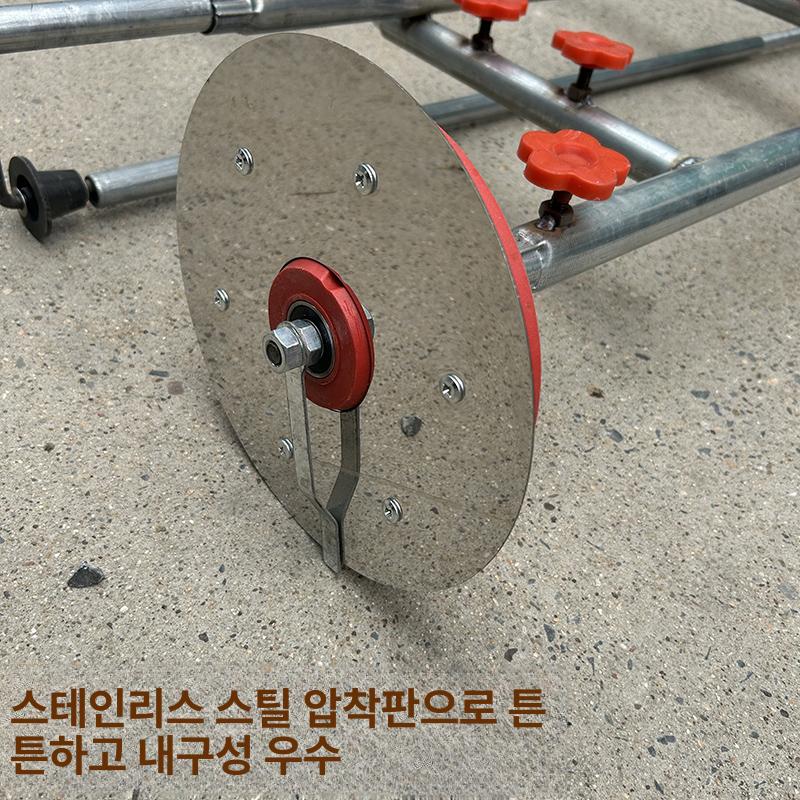 비닐 멀칭기 피복기 텃밭가꾸기 무동력 농업용 수동 농사용 관리기 - 상세 이미지 5