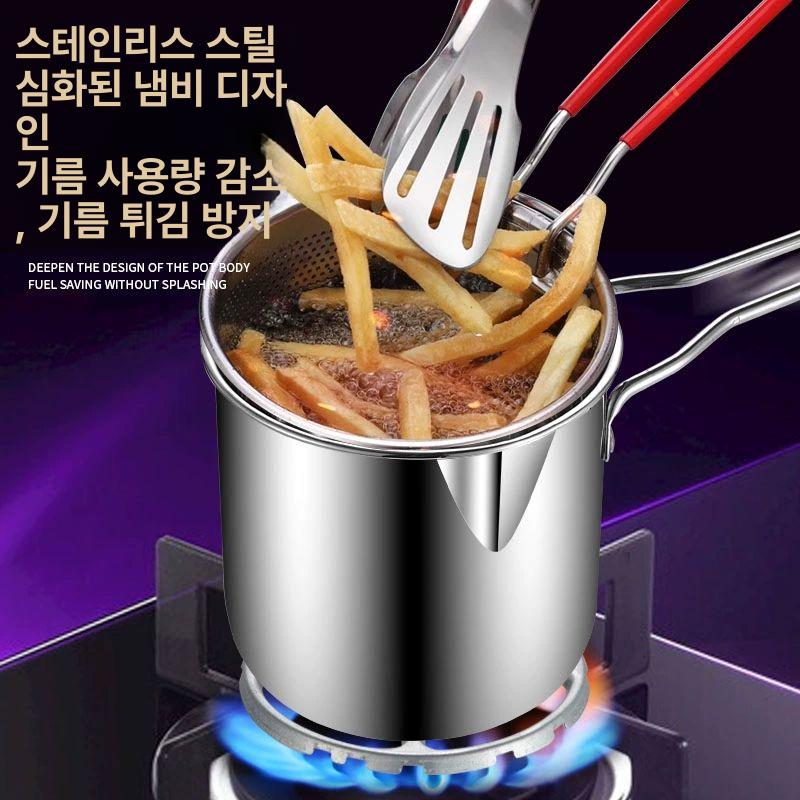 라면 면냄비 튀김 바구니 포트 누들팬 오뎅탕 꼬치어묵 파스타팟 클립 - 상세 이미지 3