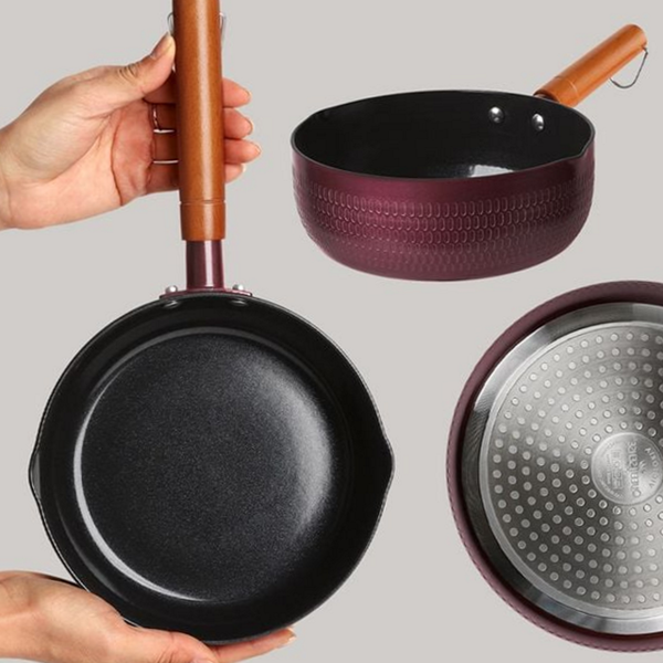 주방 인덕션 편수 냄비 작은 1인용 라면 냄비 18cm 손잡이 - 상품 이미지