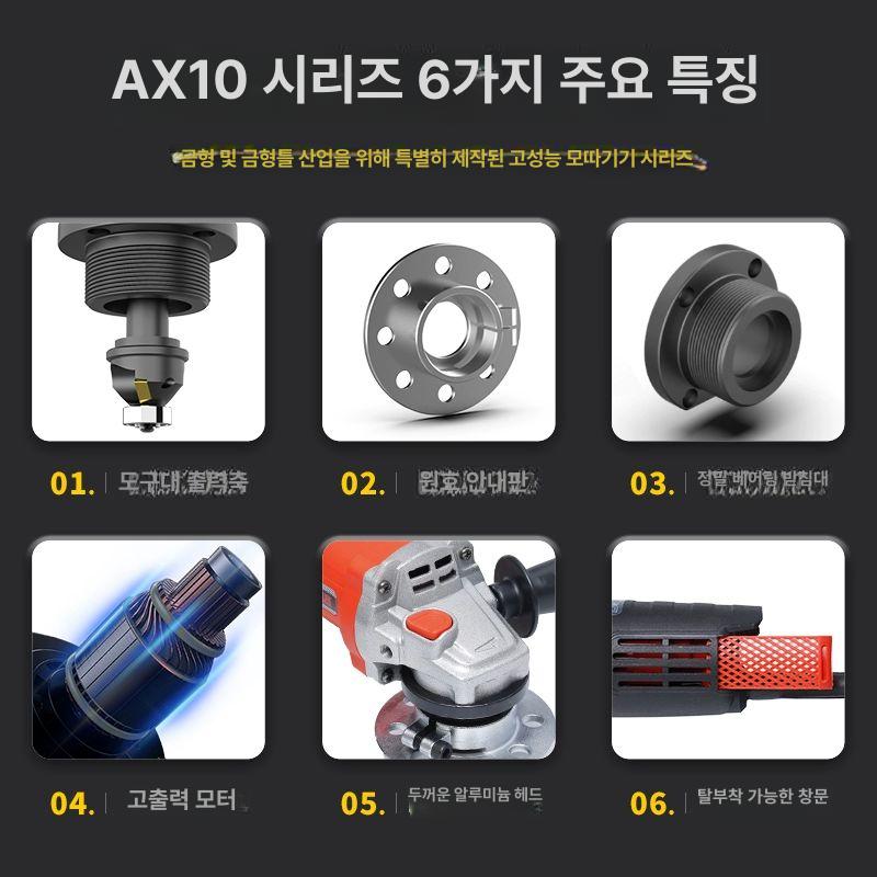 곡선 기계 그라인더 면취기 공압 직선 핸드 - 상세 이미지 2