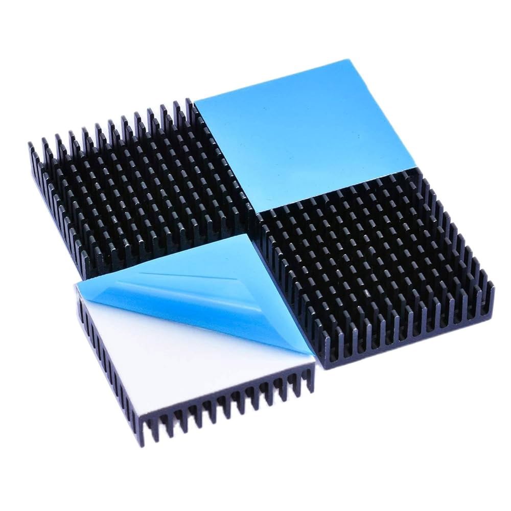 이지카고 40mm 히트싱크 키트 40x40x11mm + 3M8810 열전도 접착 테이프, 냉각용 3D 프린터 스테퍼 모터 TEC1-12706 열전 펠티어 모듈 40mmx40mm - 상품 이미지
